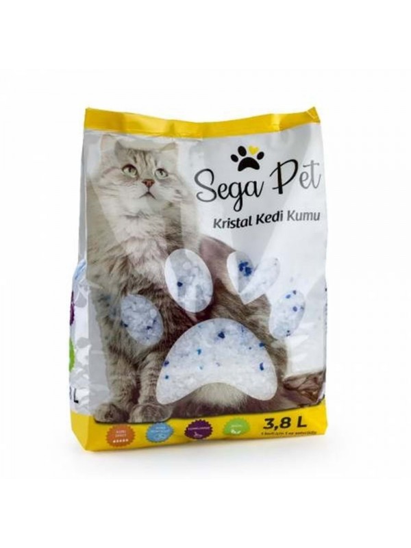 Sega Pet Kedi Kristal Silica Kum 3,8lt