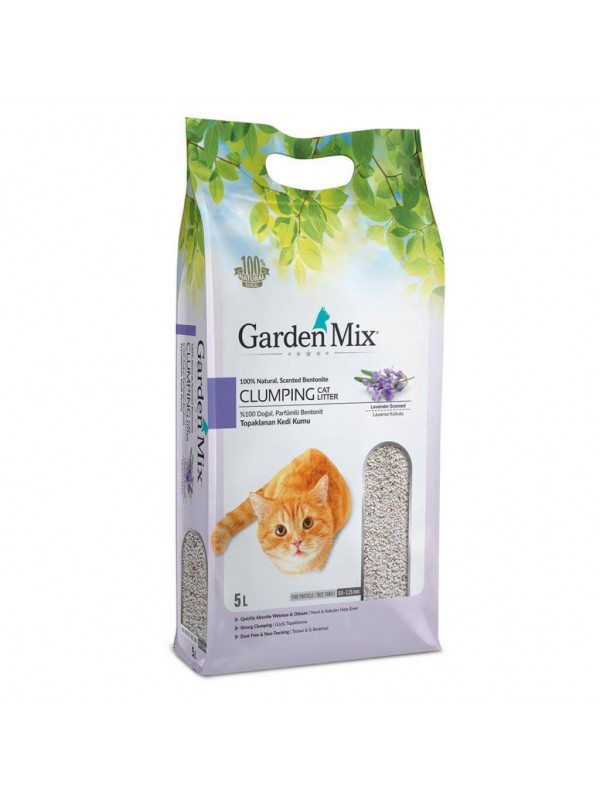 Gardenmix Lavanta Kokulu İnce Taneli Kedi Kumu 5 Lt…