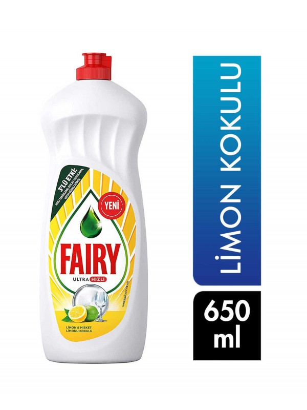 Fairy Sıvı Bulaşık Deterjanı 650 ml Limon