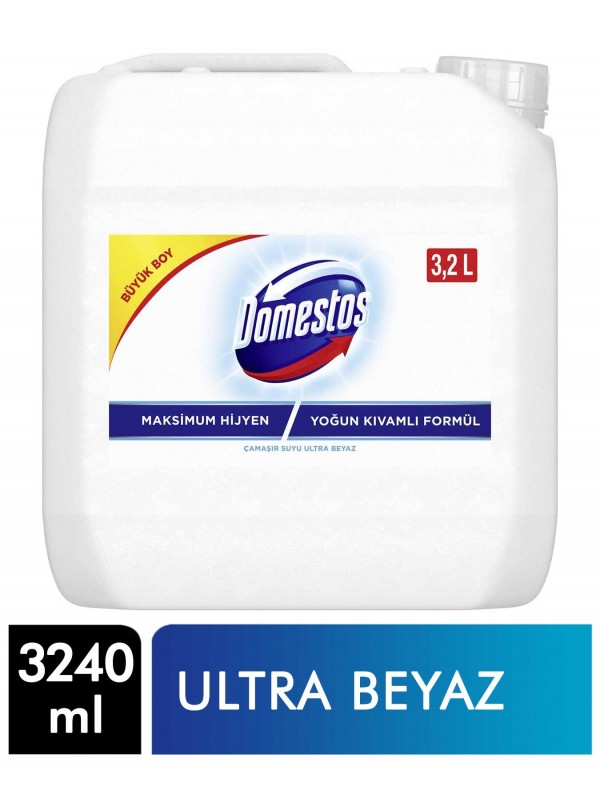 Domestos Çamaşır Suyu 3240 ml Ultra Beyaz