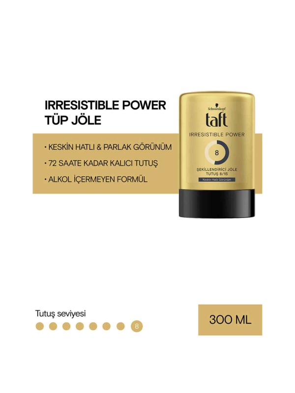 Taft Saç Jölesi 300 ml İrresistable Power